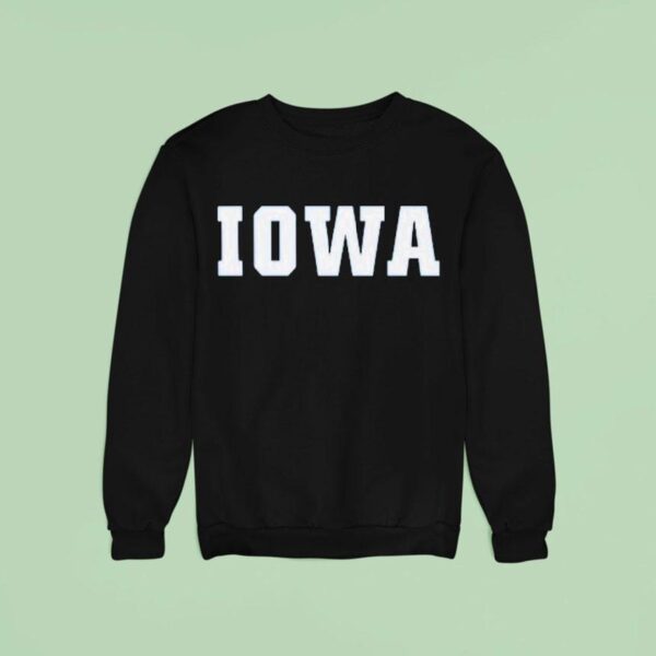 Gen V Sam Riordan Wearing Iowa Sweatshirt