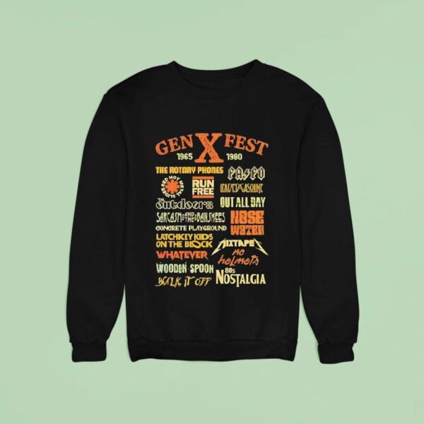 Gen X Fest The Rotary Phones Retro Sweatshirt