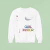 Girl Kisser Girl In Red Festival Sweatshirt