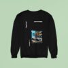 Glass By The Water Tires In The Sand High Rock Vodka Modified Graphic Signature Sweatshirt
