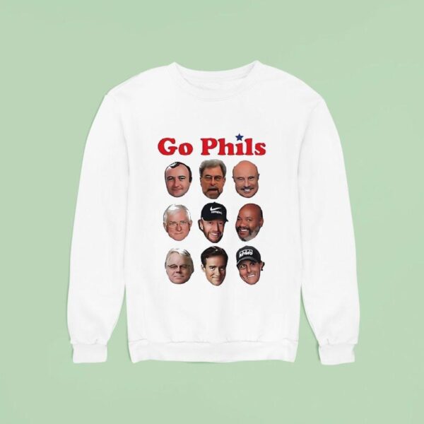 Go Phils Big Heads Coach History Philadelphia Phillies Sweatshirt
