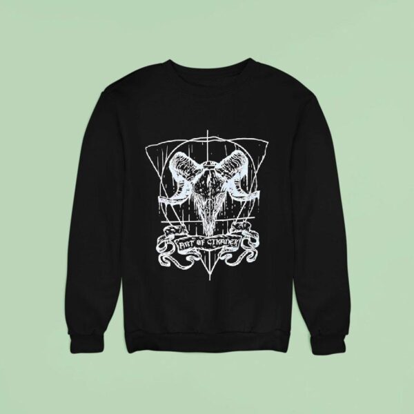Goat Skull Art Of Cikanek Sweatshirt