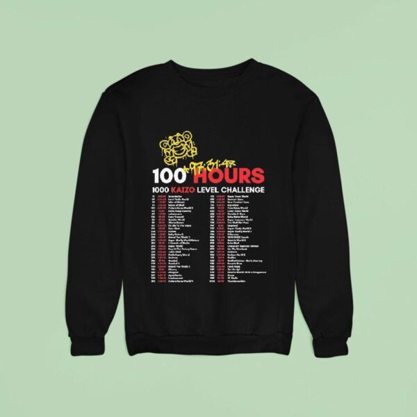 Grandpoobear K Kaizo Level Challence Tour Sweatshirt