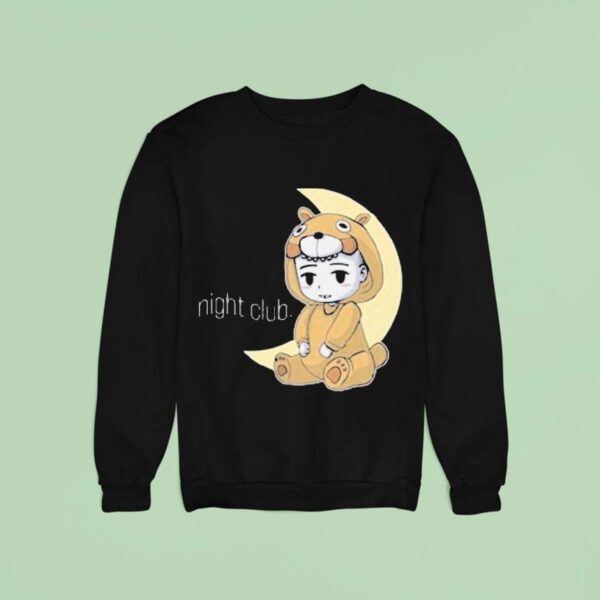 Grandpoobear Night Club Sleepy Sweatshirt