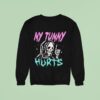 Grim Reaper My Tummy Hurts Sweatshirt