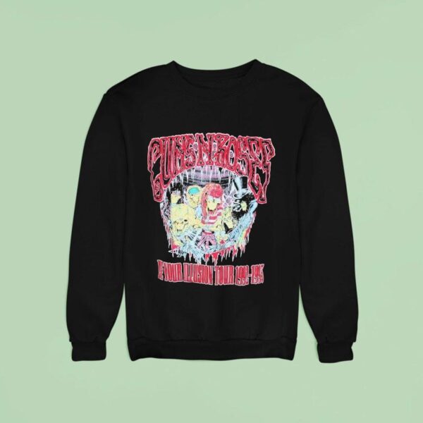 Guns N Roses We Your Illusion Tour Monsters Sweatshirt