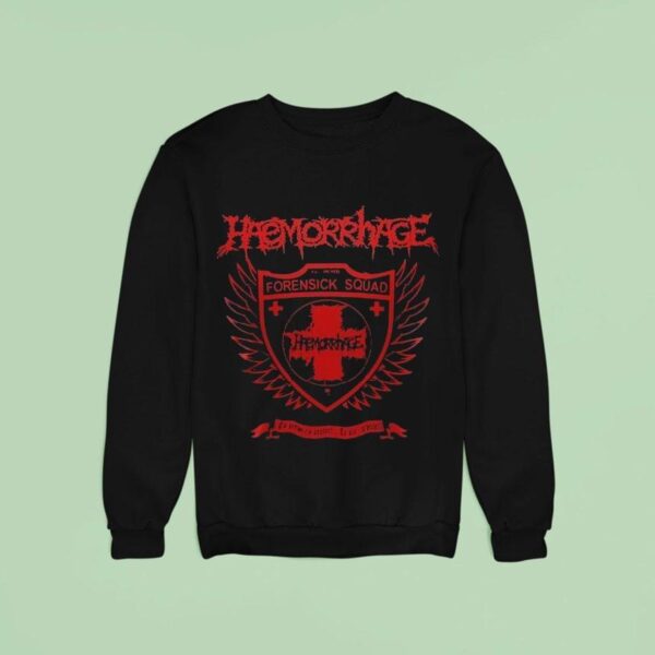 Haemorrhage Haematology Forensick Squad Sweatshirt