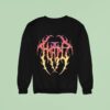 Hail The Sun Cut Turn Fade Back Metal Sweatshirt