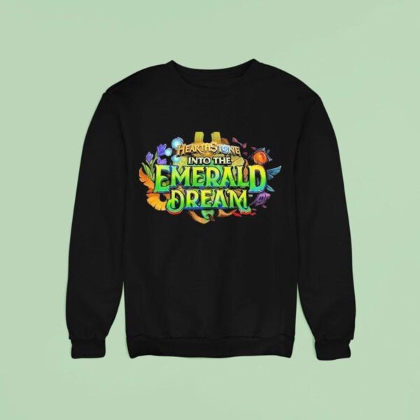 Hearthstone Into The Emerald Dream Card Sweatshirt