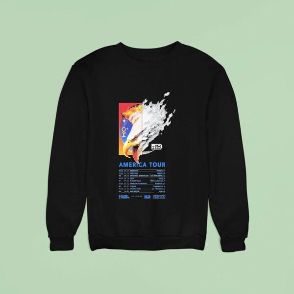 Hi Lo America Tour Dates Eagle Sweatshirt