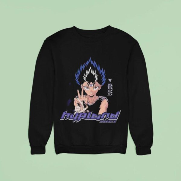 Hiei Dark Flame Yuyu Hakusho Hypland Sweatshirt