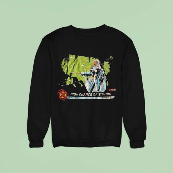 High Chance Of Storms X Men Sweatshirt