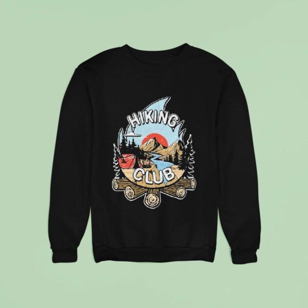 Hike Camp Climb Hiking Club Camping Sweatshirt