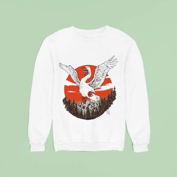 Hillary White Born Silly Duck Sweatshirt