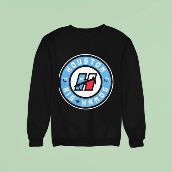 Houston Rig Hands Basketball Logo Sweatshirt