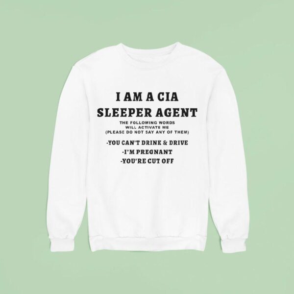 I Am A Sleeper Agent The Following Words Will Activate Me Please Do Not Say Any Of Them You Can T Drink And Drive I M Pregnant You Re Cut Off Sweatshirt