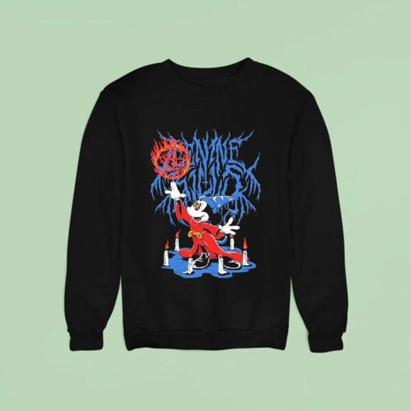 Ice Nine Kills Sorcerers And Seances From Regions Beyond X Disney Mickey Mouse Sweatshirt