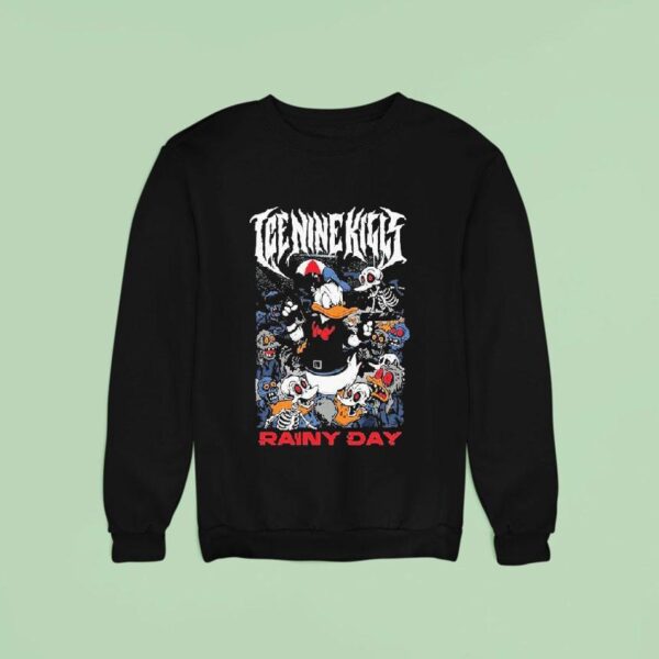 Ice Nine Kills X Disney Rainy Day Duck Donald Apocalypse Sweatshirt
