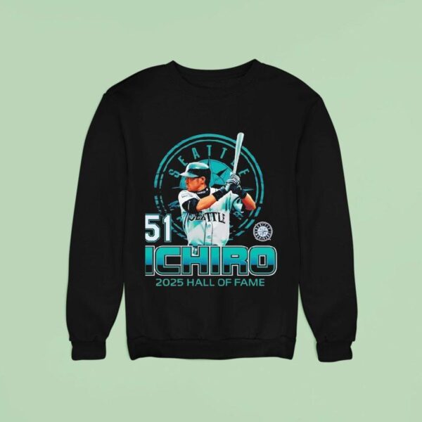 Ichiro Suzuki Seattle Mariners Hall Of Fame Sweatshirt