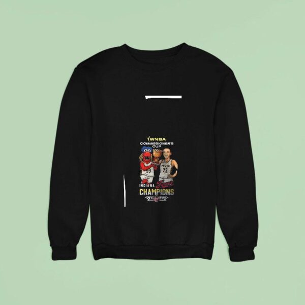 Indiana Fever Caitlyn Clark Wnba Commissioner S Cup Champions Mascot Ar Sweatshirt
