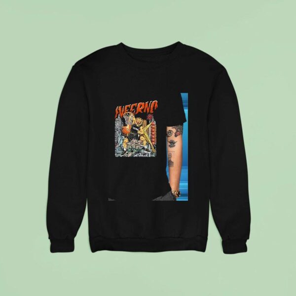 Inferno City Basketball Graphic Sweatshirt