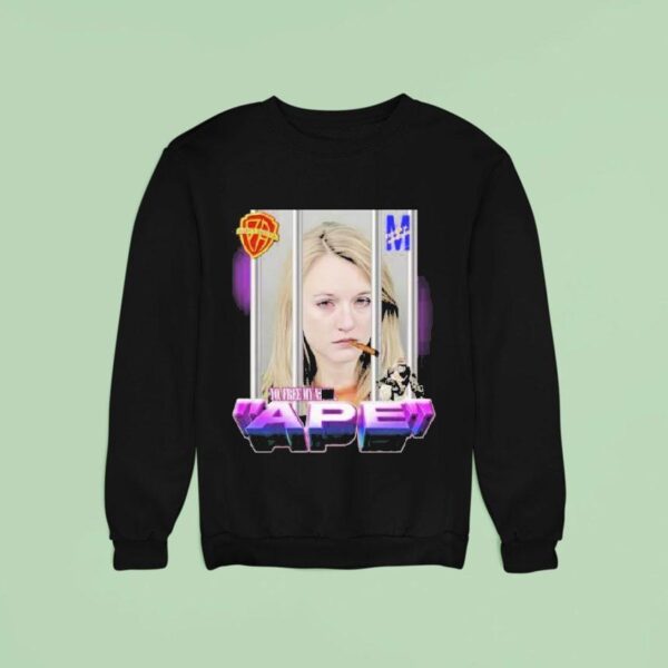 Jail Princess April Imholte Ape Sweatshirt