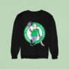 Jason Voorhees In The Style Of The Boston Celtics Logo Sweatshirt