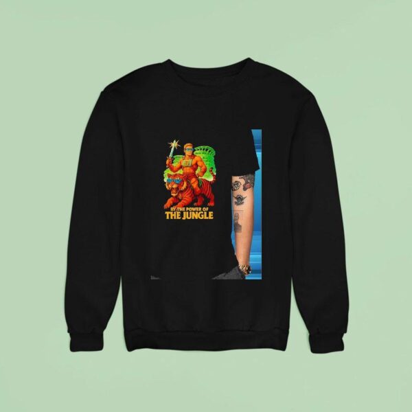 Joe Burrow Cincinnati Bengals By The Power Of The Jungle Sweatshirt