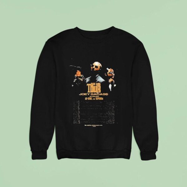 Joey Bada Tour Dates In North America Dark Aura Sweatshirt