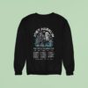 Joey Harkum One Foot In The Grave Tour Dates Skeleton Sweatshirt