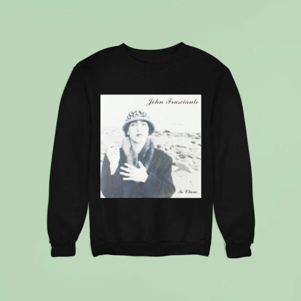 John Frusciante To Clara Photo Sweatshirt