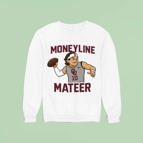 John Mar Oklahoma Sooners Moneyline Mar Cartoon Sweatshirt