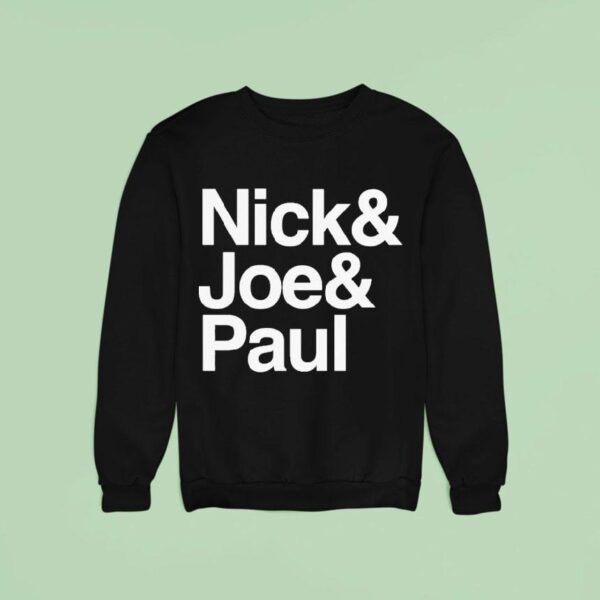 Jonas Brothers Nick Joe Paul Sweatshirt