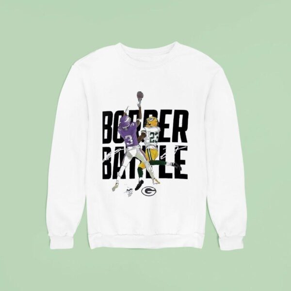 Jordan Addison And Jaire Alexander Border Battle Vikings Vs Packers Nfl Sweatshirt