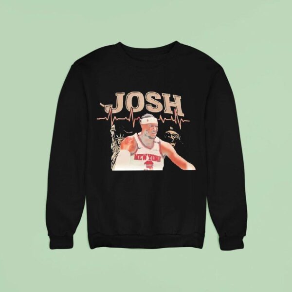 Josh Hart New York Knicks Basketball Heartbeat Vintage Sweatshirt