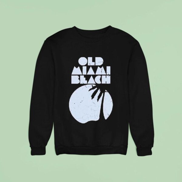 Julia Garner Wearing Weapons Justine Old Miami Beach Sweatshirt