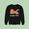 Jungle Vibes Run Wild Tiger Football Sweatshirt