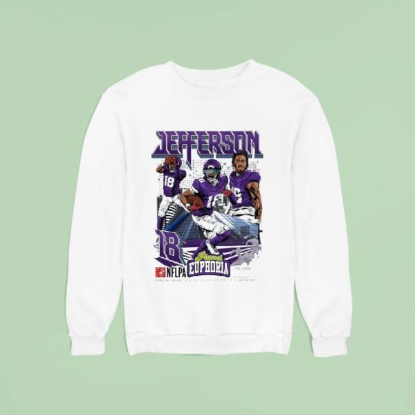 Justin Jefferson Planet Euphoria Baltimore Ravens Sweatshirt