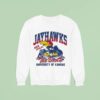 Kansas Jayhawks The Booth Rock Chalk Stadium University Of Ku Masco Sweatshirt