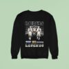 Ken Stabler And Jim Plunkett Las Vegas Raiders Legends Skyline Signatures Sweatshirt