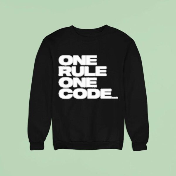 Kevin Ross One Rule One Code Sweatshirt