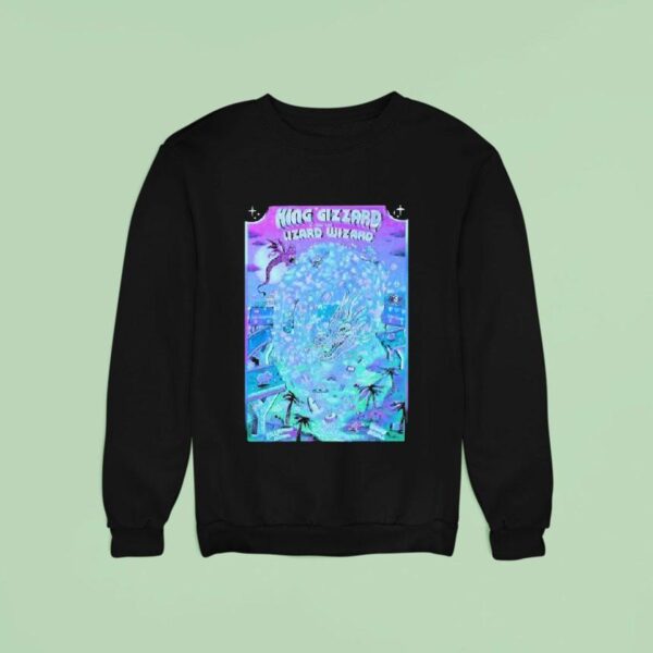 King Gizzard And The Lizard Wizard Hollywood Ca August Tour Sweatshirt