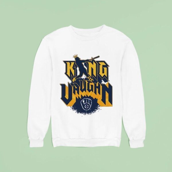 King Vaughn Milwaukee Brewers Baseball Sweatshirt