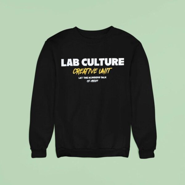 Lab Culture Creative Unit Let The Numbers Talk Sweatshirt