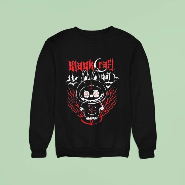 Labubu Black Craft Halloween Sweatshirt