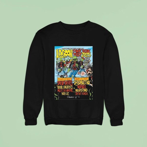 Lagoon Punk Rock Fest August At Parco Ciani Lugano Sweatshirt