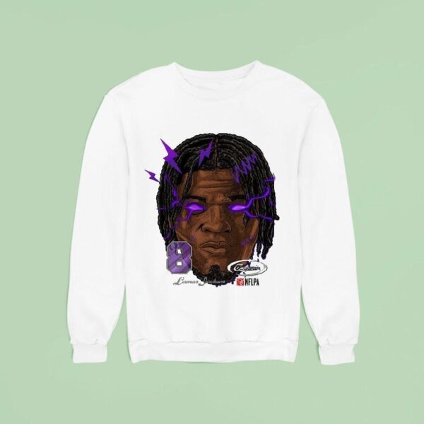 Lamar Jackson Fat Head Nflpa Planet Euphoria Sweatshirt
