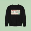 Lambeau Field License Plate Green Bay Wisconsin Vintage Sweatshirt