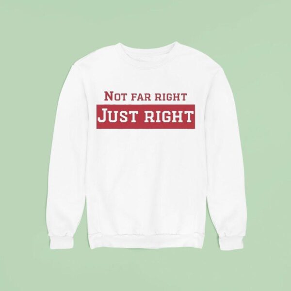 Lani Lala Wearing Not Far Right Just Righ Sweatshirt