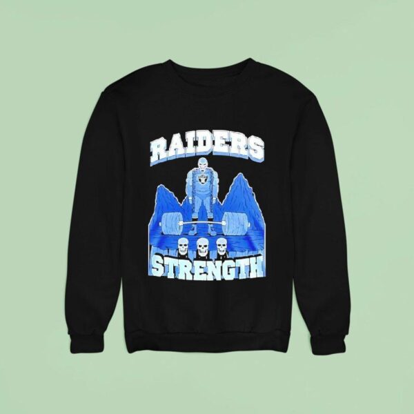 Las Vegas Raiders Strength Skull Sweatshirt